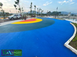 Công trình sân chơi cao su EPDM Lương Sơn - Hoà Bình 