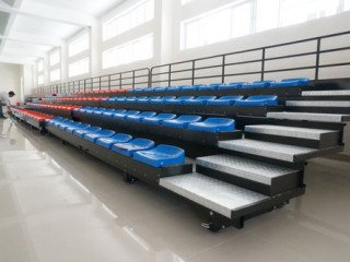 Lắp đặt ghế khán đài nhà thi đấu quân khu 5