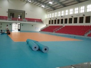 Sân bóng chuyền khu huấn luyện công an tỉnh Quảng Bình